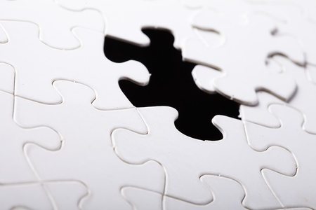 piece of jigsaw puzzle の写真素材