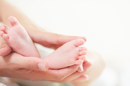 Baby's feet の写真素材