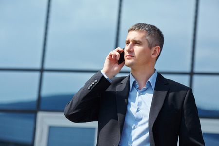 businessman outdoorの写真素材