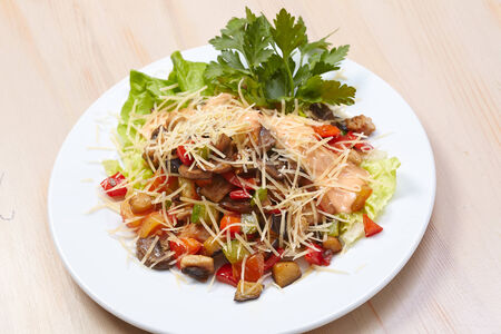 meat with vegetablesの写真素材