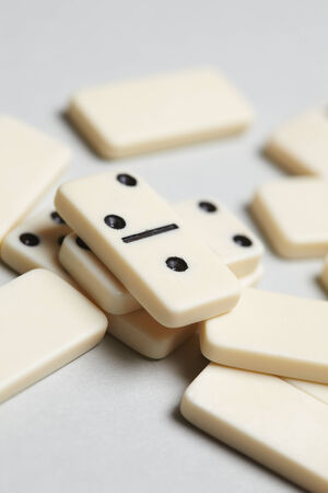 domino piecesの写真素材