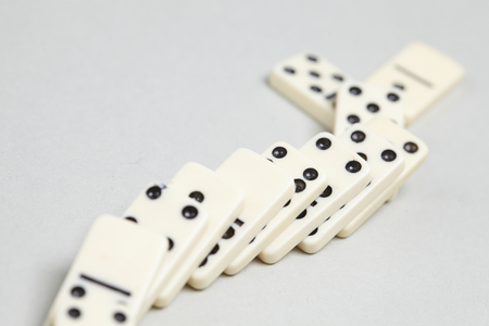 domino piecesの写真素材