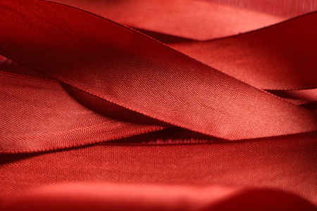 ribbons on the redの写真素材