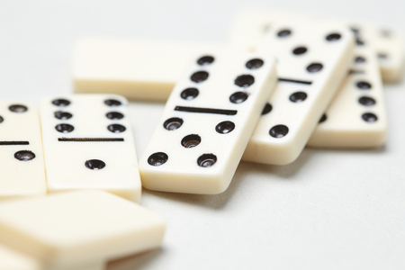 domino piecesの写真素材
