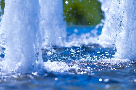 water splashesの写真素材