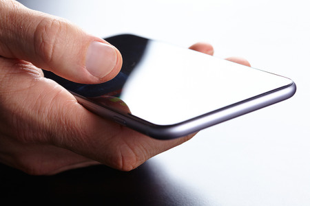 businessman with mobile phoneの写真素材