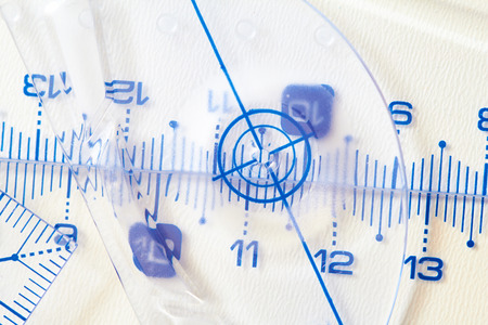 Plastic rulersの写真素材