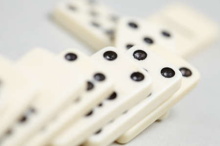 domino piecesの写真素材