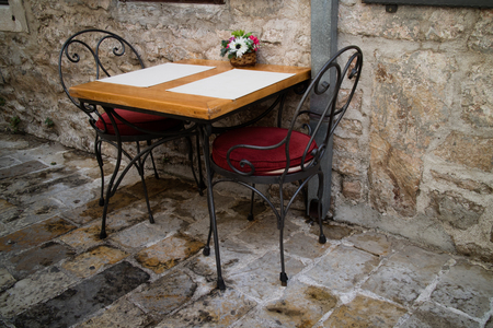 outdoor cafeの写真素材