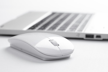 computer mouse near keyboardの写真素材