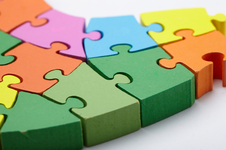 color puzzleの写真素材