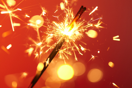 Christmas and newyear party sparkleの写真素材