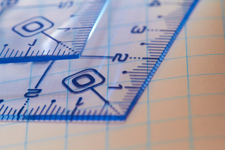 Plastic rulersの写真素材