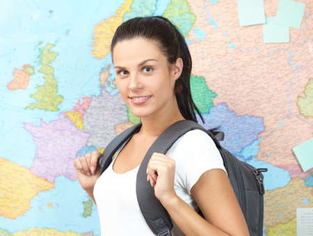 women near map