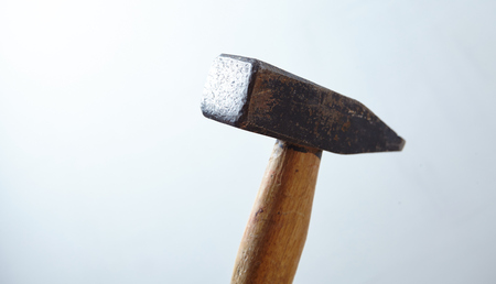 hammer on the whiteの写真素材