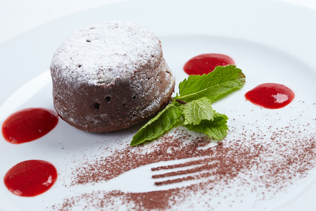 chocolate dessertの写真素材