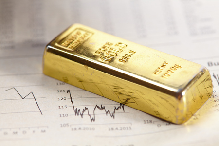 gold bar conceptの写真素材