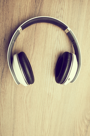white headphonesの写真素材