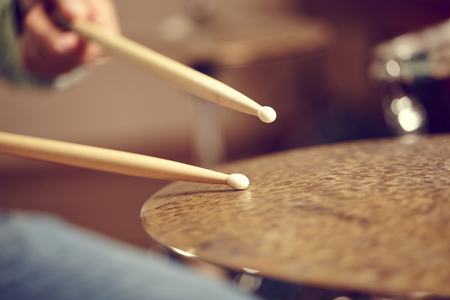 Drums conceptual imageの写真素材