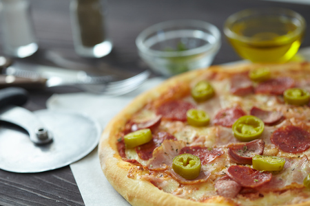 tasty pizzaの写真素材