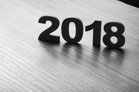 Happy New Year 2018 backgroundの写真素材