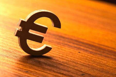 Symbol of euro moneyの写真素材