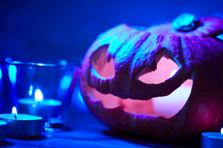 Halloween pumpkinの写真素材