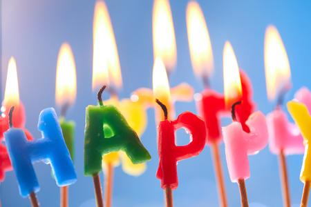 birthday candlesの写真素材
