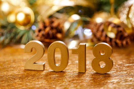 Christmas card. New 2018 Year.の写真素材