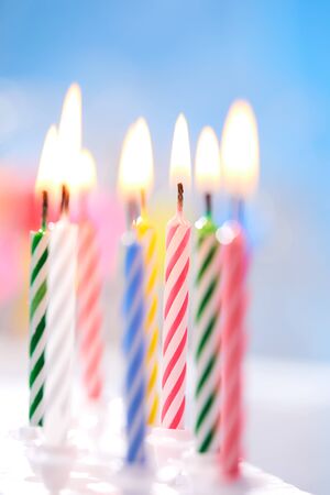 birthday candlesの写真素材