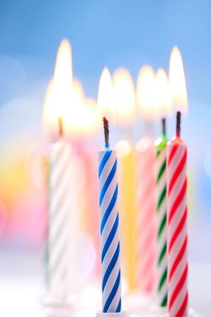 birthday candlesの写真素材