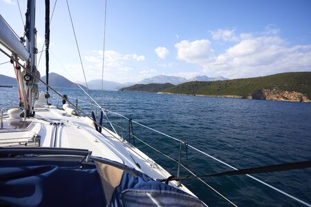 yacht and sea