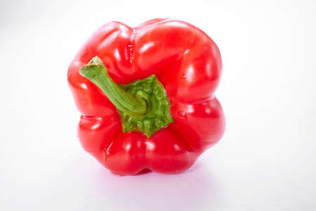 sweet pepper on the whiteの写真素材