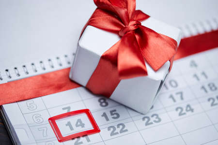 Valentine's day romantic background. Valentine's day beauty composition.の写真素材