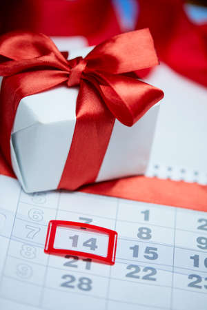 Valentine's day romantic background. Valentine's day beauty composition.の写真素材