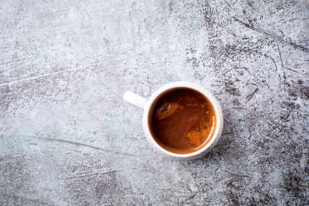 cup with italian coffeeの写真素材