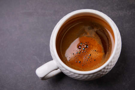 cup with italian coffeeの写真素材