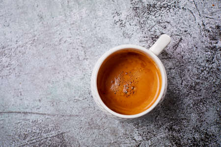 cup with italian coffeeの写真素材