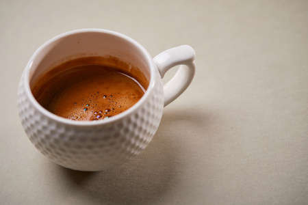 cup with italian coffeeの写真素材