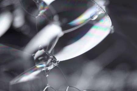 water bubbles on the glassの写真素材