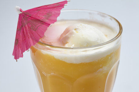 summer lemonade on the whiteの写真素材