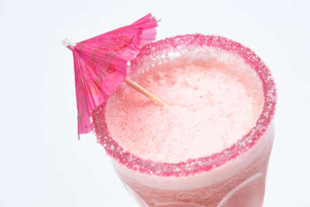 summer cocktail on the whiteの写真素材