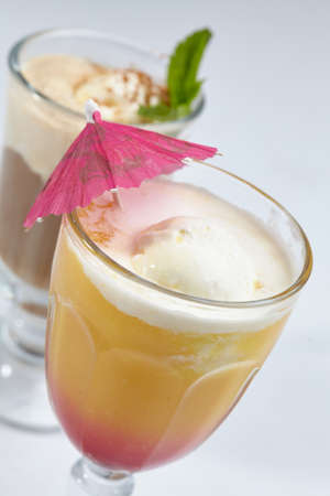 summer lemonade on the whiteの写真素材
