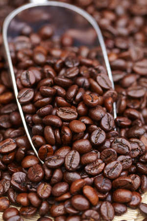 coffee beans in the coffee shopの写真素材