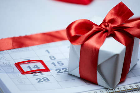 Valentine's day romantic background. Valentine's day beauty composition.の写真素材