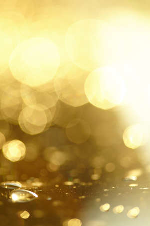 golden blur background, christmas backgroundの写真素材