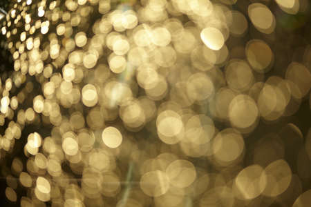 golden blur background, christmas backgroundの写真素材
