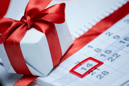 Valentine's day romantic background. Valentine's day beauty composition.の写真素材