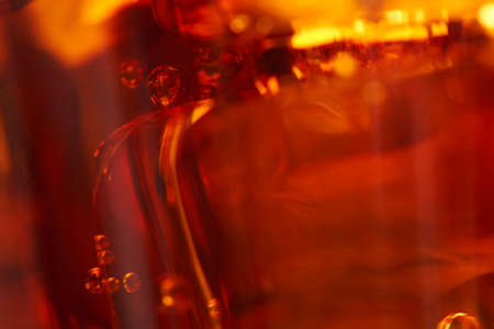 cola with ice cubesの写真素材