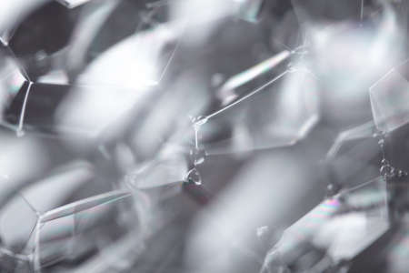 water bubbles on the glassの写真素材